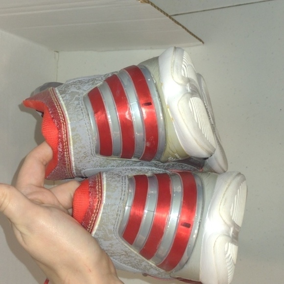 Adidas Derrick Rose basketball shoes red men's 14 hi tops - Picture 5 of 16